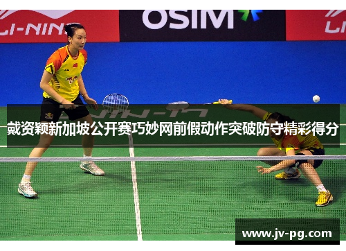 戴资颖新加坡公开赛巧妙网前假动作突破防守精彩得分
